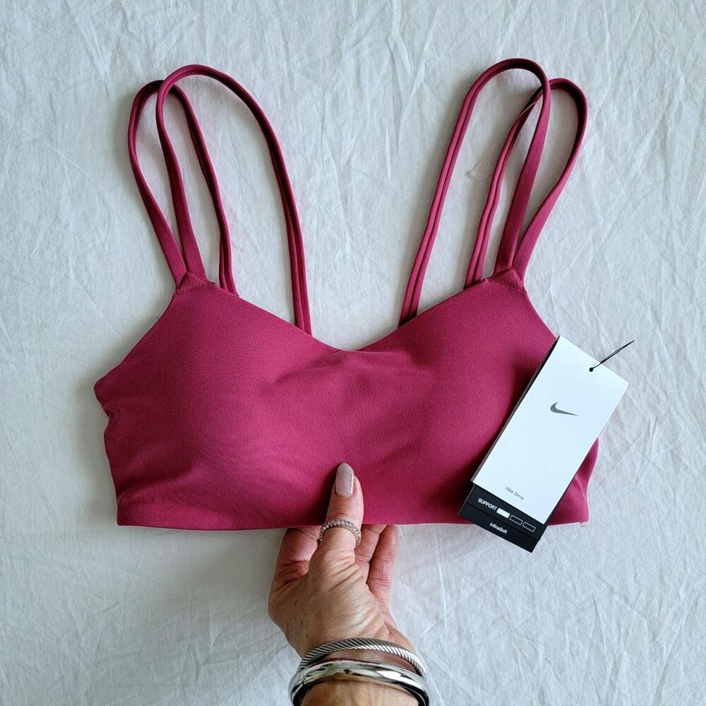 NWT NIKE ZENVY dri-fit strappy sports bra